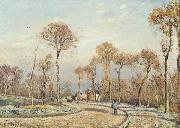 Camille Pissarro The Road to Versailles oil painting on canvas
